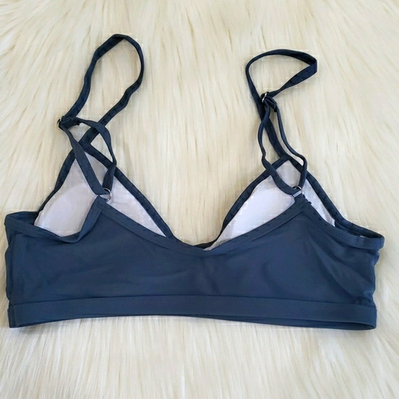 New Gray Bralette Swimsuit Bikini Set - Picture 8 of 9